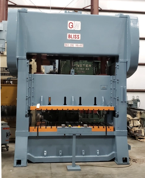 Used 1974 BLISS BLISS SC2-200-96-48 PRESS Straight Side Presses | Alma Machinery #898753