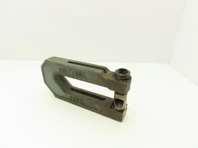 Unittool 8HP2 Press Brake Punch C Frame 45/128 x 67/128" Oval 8" Throat *Read