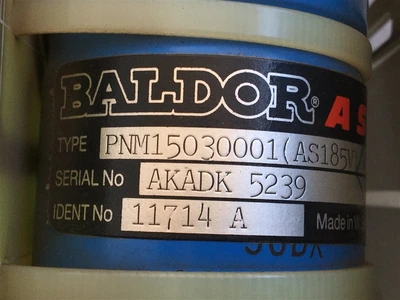 USED BALDOR PNM15030001 (AS185V) (4)-BALDOR, POWER SUPPLY
