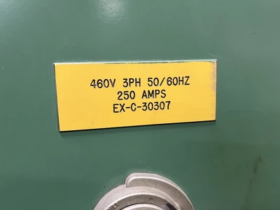 3.5" Welex 24:1 Extruder Model 350 RHNV,75Hp