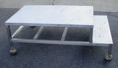 USED TWO STEP WORK PLATFORM 40 X 55 TWO STEP