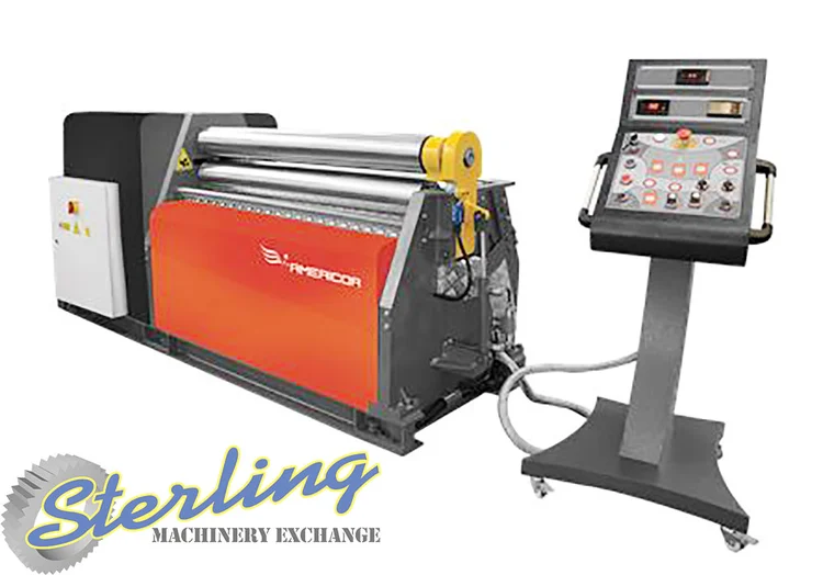 New | in-Stock COMEQ 3 RSP 180/4 Plate Bending Rolls including Pinch California US | Sterling Machinery Exchange #1467080