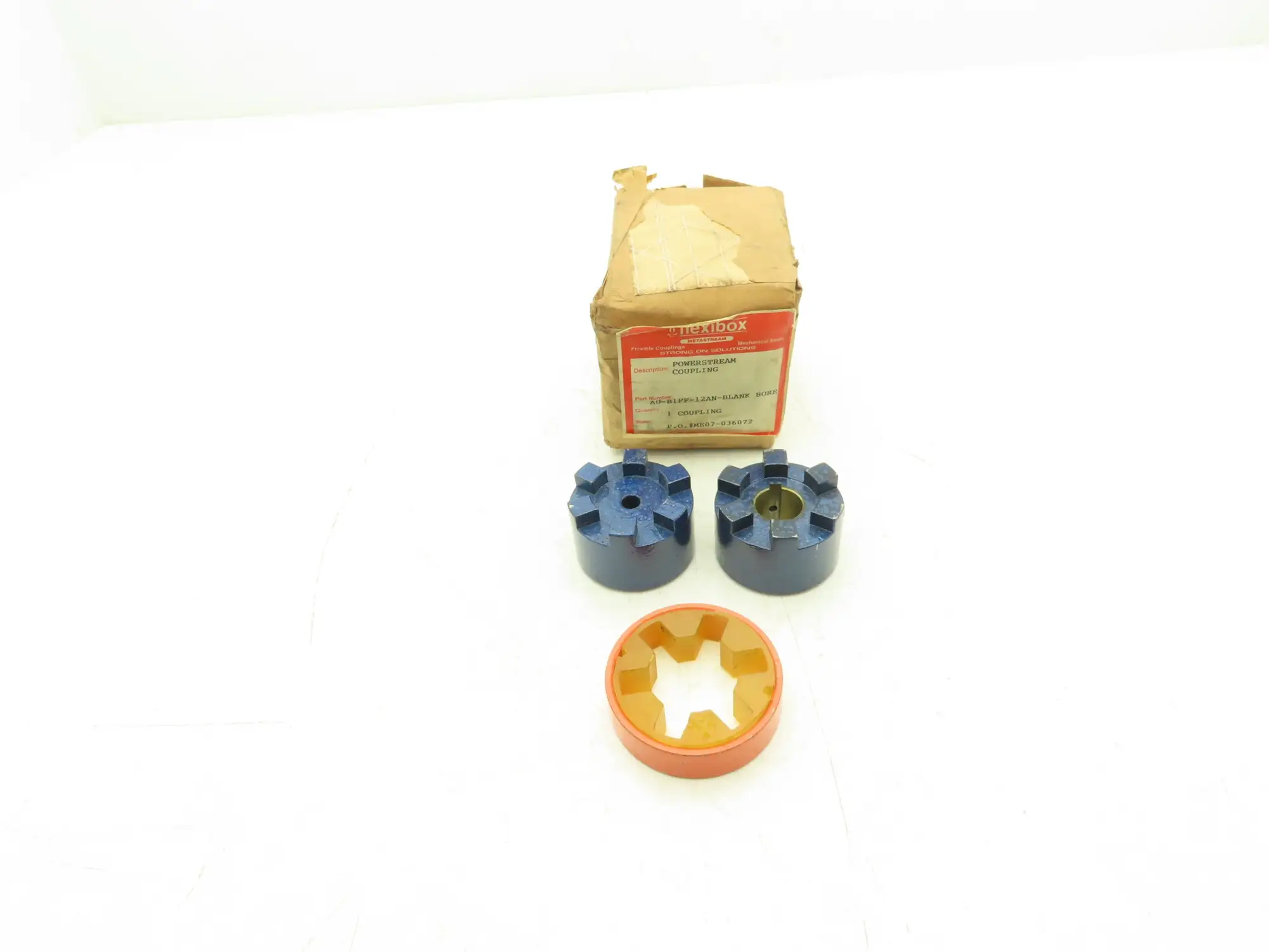Flexibox A0-B1FF-12AN-BLANK Powerstream Shaft Coupling 3/4"x 5/16" Stock Bore