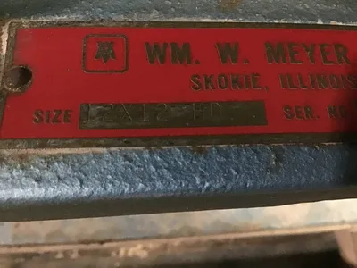Wm Meyer 12 x 12 HD Rotary Air Lock Feeder Valve Steel