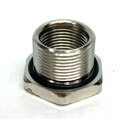 New | in-Stock HLS Thread Reducer Fitting, Nickel Plated Brass Arbors & Adapters Michigan US | Maverick Industrial Sales #1400039