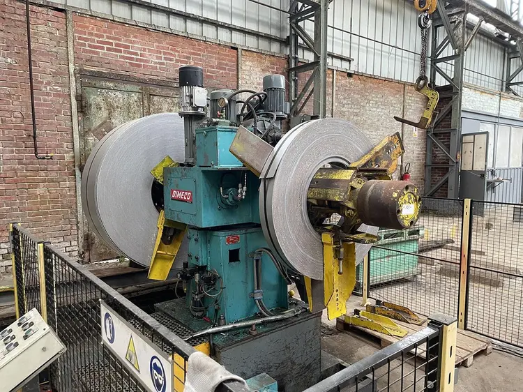 Used DIMECO 2X 4 TON DECOILER Coil Cradles & Straighteners BE | Apt International N.V #362568