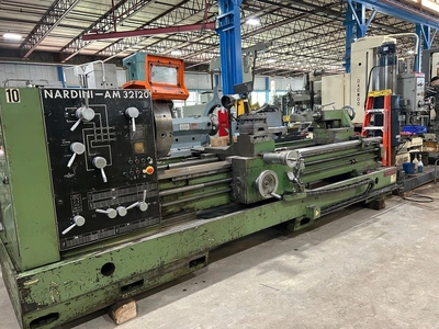 32" x120"cc CLAUSING NARDINI Engine Lathe