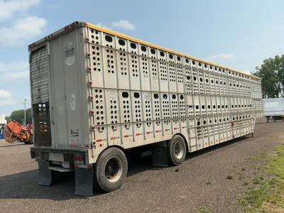 Used 2007 MERRITT 53' ALUMINUM LIVESTOCK Agricultural Trailers Michigan US | Miedema Asset Management Group #1328961