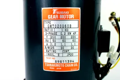 USED TSUBAKIMOTO CHAIN CO. GMT020U60B