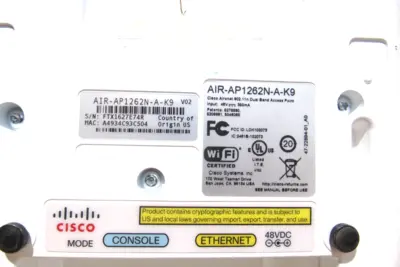 NEW CISCO AIR-AP1262N-A-K9 WIRELESS ACCESS POINT AIRAP1262NAK9