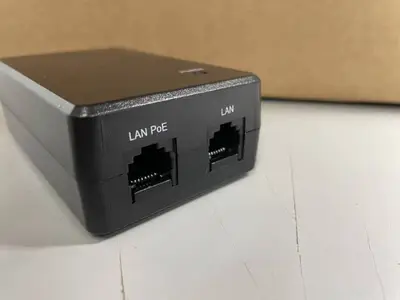 (6) PoE Power over Ethernet 48V 802.3af 100MB Injectors with Network LAN & Power Cables - NEW IN BOX