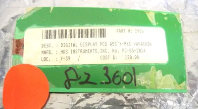 NEW MKS INSTRUMENTS INC. PC-85-2814 DIGITAL DISPLAY PCB PC852814