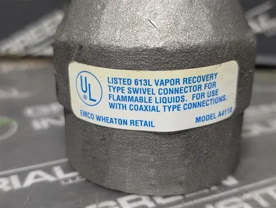 EMCO Wheaton Model A4110 Vapor Recovery Coaxial Swivel Used