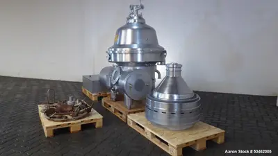 Used WESTFALIA CNB-215-01-076 Disc Automatic Centrifuges Illinois US | Aaron Equipment #84663
