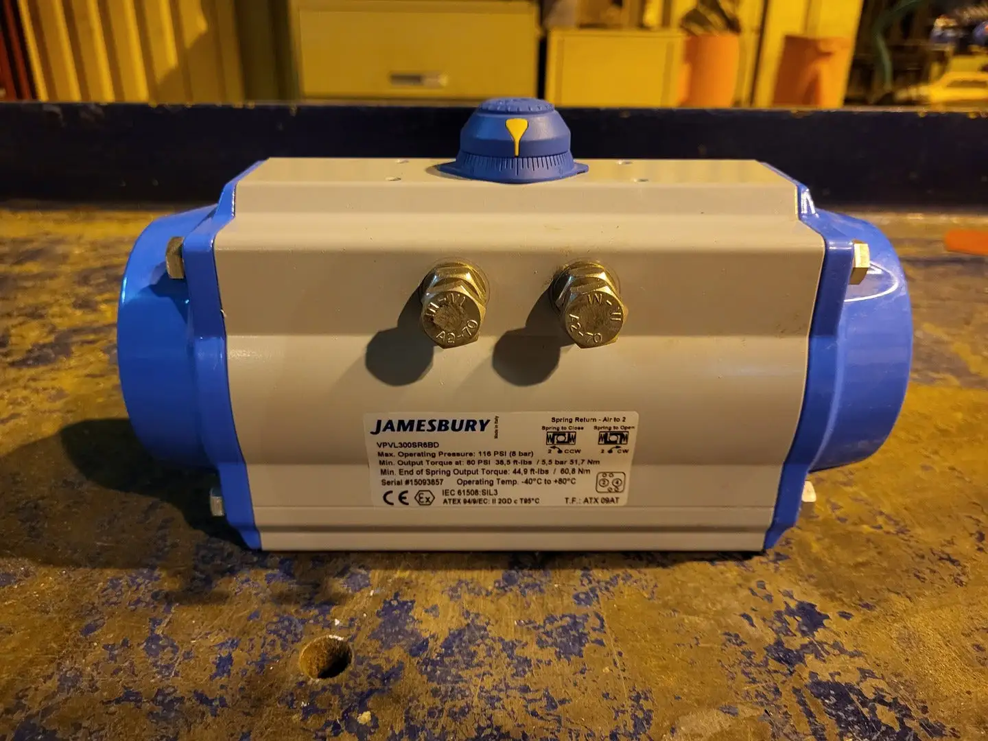 New | in-Stock JAMESBURY VPVL300SR6BD Electric Motor Driven Actuators British Columbia CA | Lenmark #255271