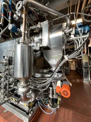 Heinkel HF 600.1 Inverting Filter centrifuge, 316L SS.