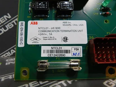 Bailey Controls NTCL01 infi 90 Communication Termination Unit 24Vdc 1A Used