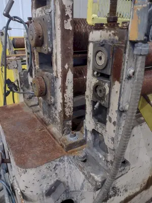 36" YODER POWERED SLITTING HEAD WITH FEED ROLLS: STOCK #22948