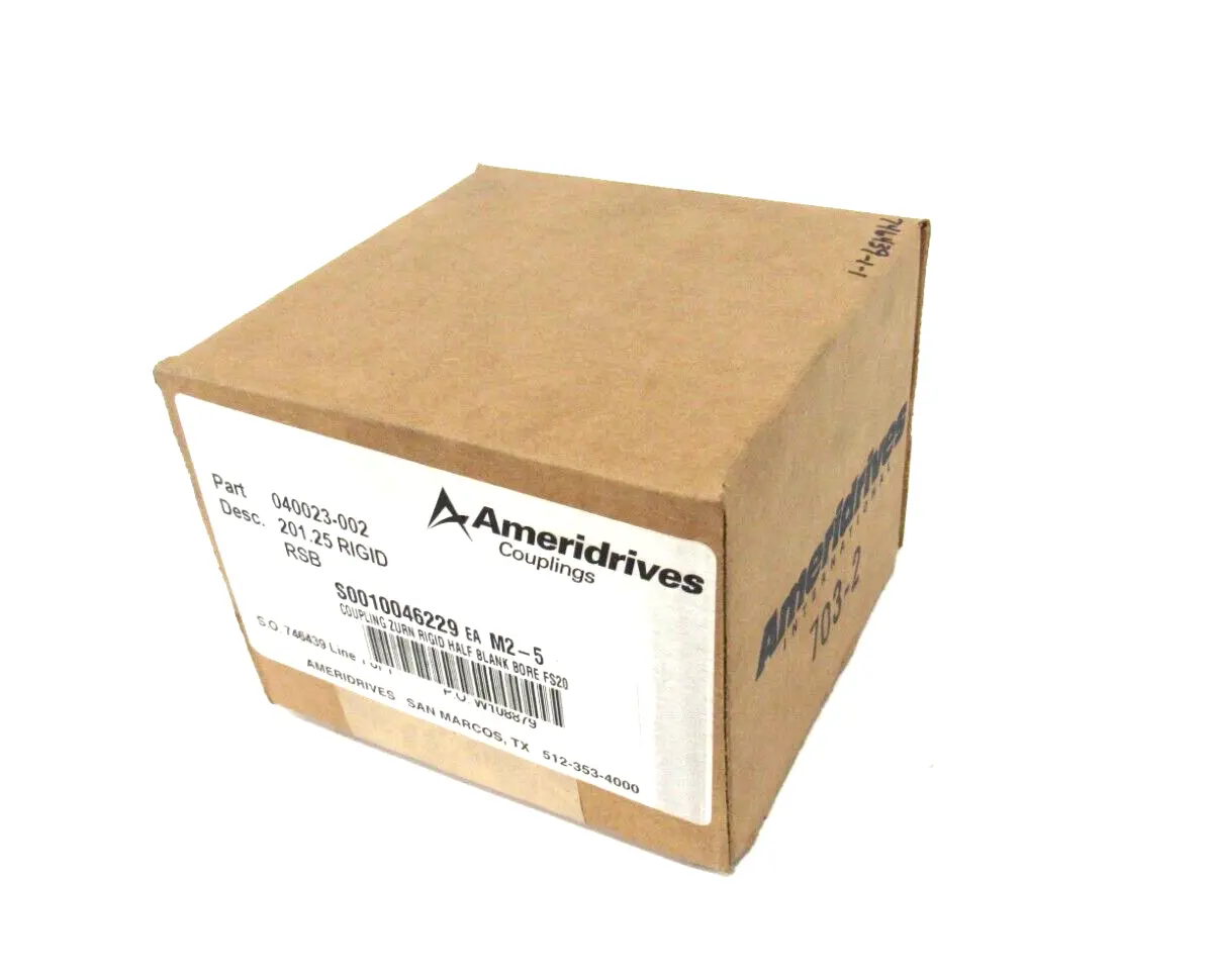 NEW AMERIDRIVES 040023-002 COUPLING 201.25 RIGID RSB 040023-002