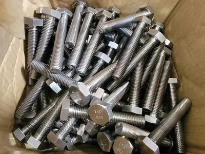 5/8" x 4" 316 Stainless Steel Hex Bolt Grade B8M (Box 100/98)
