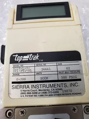 TOP TRAK 822S-L-2-OV1-PV1-V1 NITROGEN FLOW METER