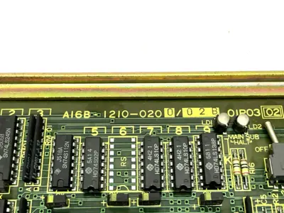 A16B-1210-0200/02B | Fanuc  Axis Control Board 01P03 02 Y555-4725 A320-1210-T206/02 - For parts or not working
