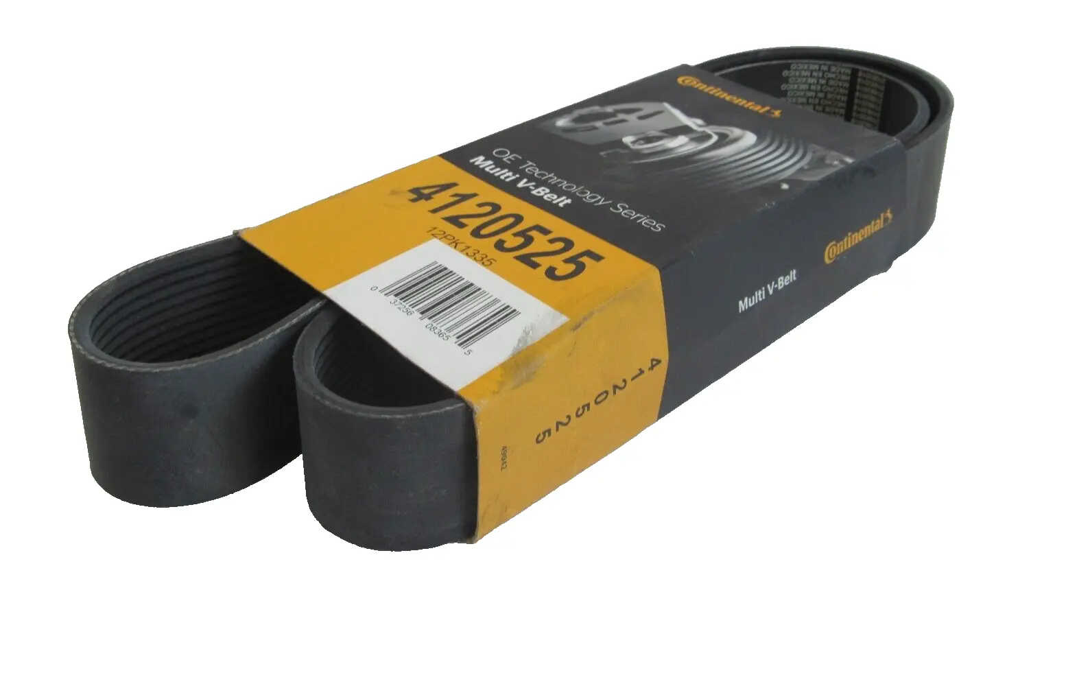 NEW CONTINENTAL 4120525 MULTI V-BELT 12PK1335