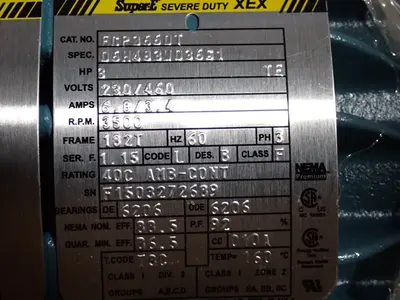 Used BALDOR ECP3660T A.C. Motors Ohio US | HGR 24 #1056442