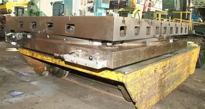 96" X 96" GIDDINGS & LEWIS ROTARY AIR LIFT TABLE: STOCK #10946