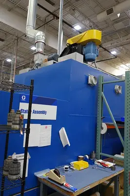 USED 2003 JPW INDUSTRIAL OVEN C98TULEP480V45KW
