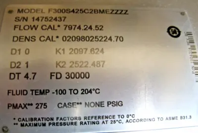 NEW Micro Motion F300 S425C2BMEZZZZ