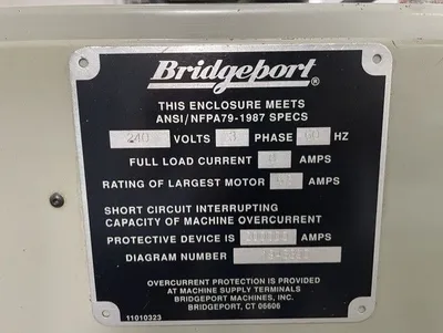 BRIDGEPORT EZ TRAK SX MILLING MACHINES, VERTICAL | Wheeler Machinery Sales (6)
