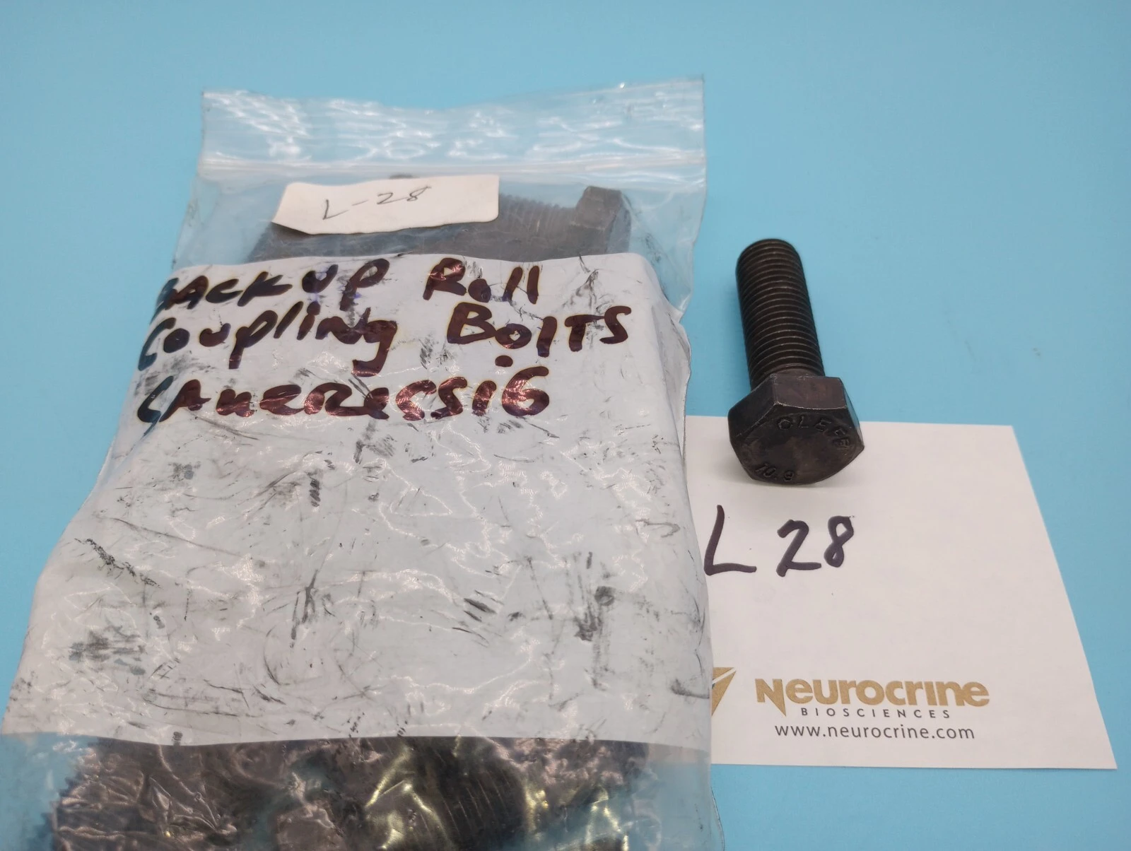 LOT OF 13 USED CLEFF  10.6 HEX HEAD CAP SCREW BLACK