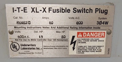 USED Siemens RV462G