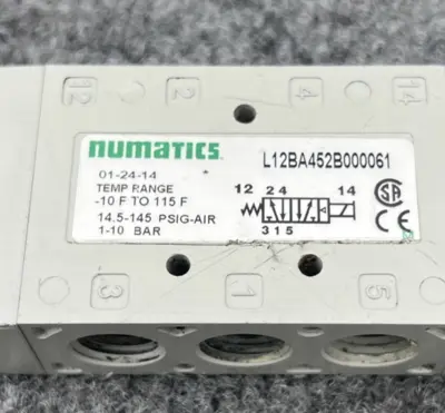 Used Numatics L12BA452B000061 Misc Industrial Equipment California US | Davliegogo LLC #1729763