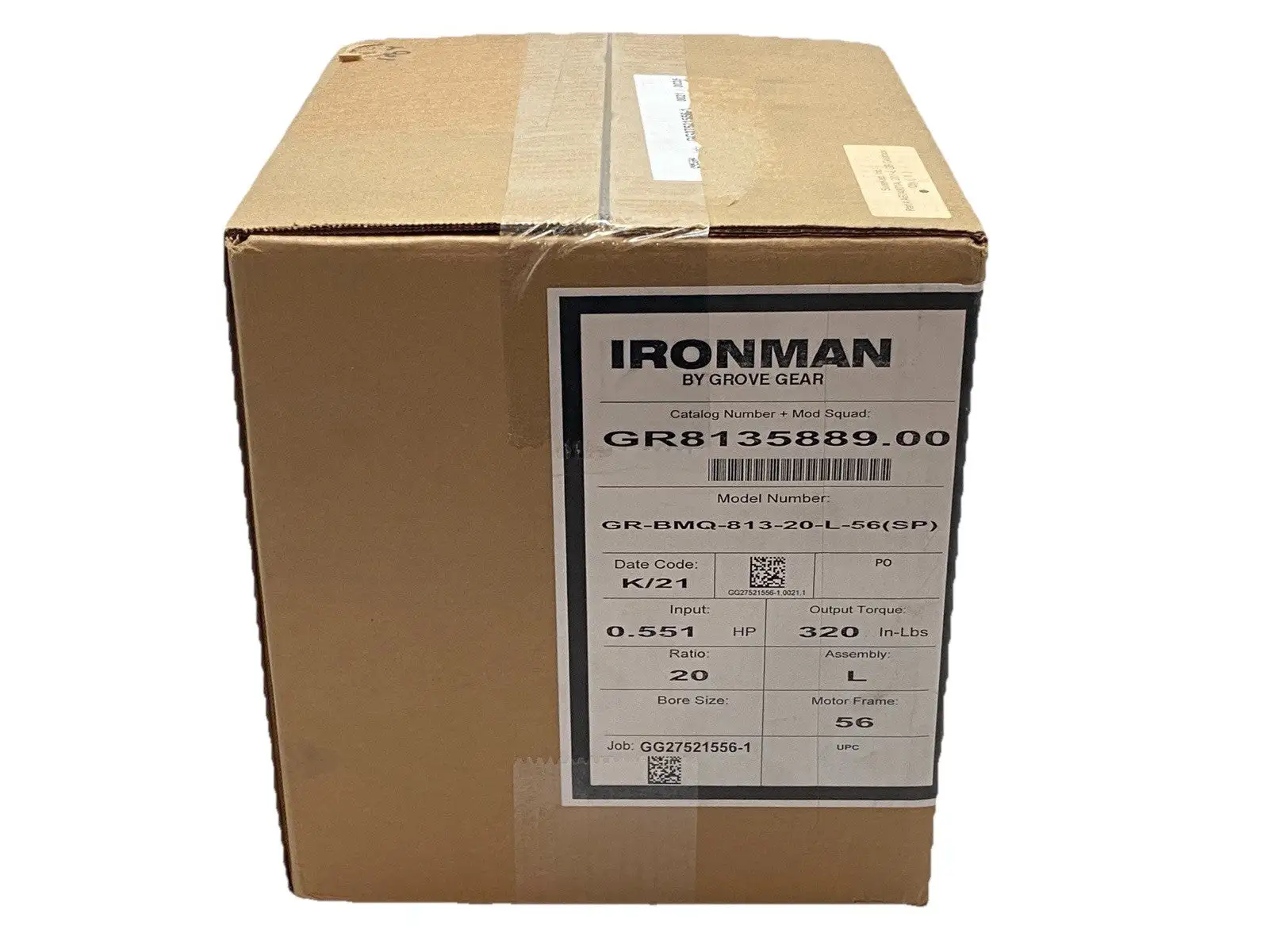New | in-Stock Grove Gear IronMan Worm Gear Right Angle GR8135889.00 Speed Reducers Michigan US | Maverick Industrial Sales #1400070