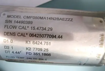 USED Micro Motion CMF050 MA14N2BAEZZZ