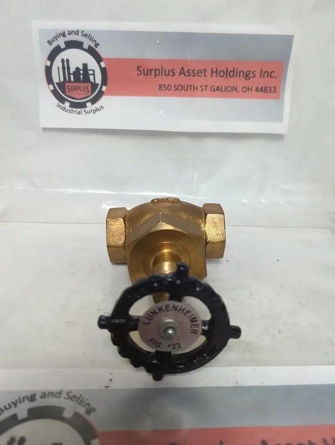 New | in-Stock LUNKENHEIMER FIG 123 Valves/Fittings Ohio US | Surplus Asset Holdings #1365814