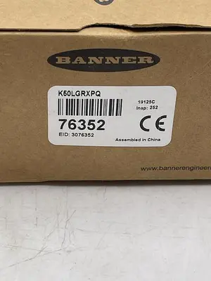 New | in-Stock BANNER BANNER K50LGRXPQ Sensors | ND Industrial Surplus #1214409