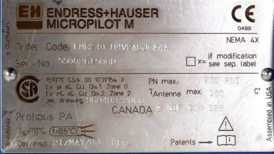 NEW ENDRESS + HAUSER FMR240-U4V2ALJCA4A LEVEL SENSOR FMR240U4V2ALJCA4A