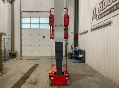 New | in-Stock 2026 MEC MMAE16 "ALL-ELECTRIC" VERTICAL MAST LIFT Scissor Lifters Alberta CA | Adcock Equipment #1417612