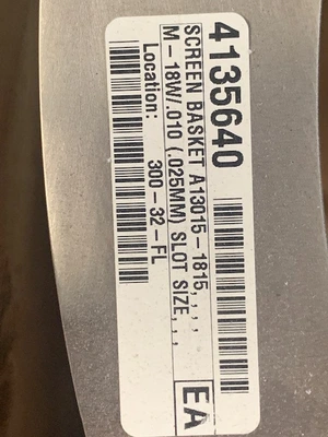 GL&V 0.025mm Slotted Basket M-18/0.10"