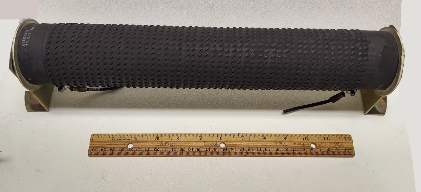 Milwaukee Dynamic Braking Resistor for VFD Motor, 20 Ohm Wire Wound Encapsulated