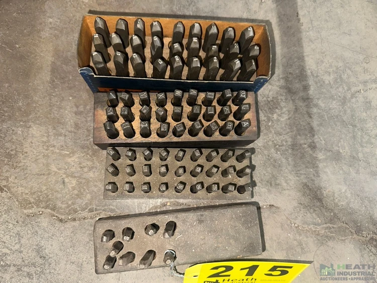Used _UNKNOWN_ LETTER & NUMBER STAMPS Hand Punches Illinois US | Heath Industrial Auction Services #1420048