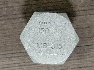 1-1/2" Hex Head Threaded Plug 150 - 1 1/2 MB-316 (Bag of 9)