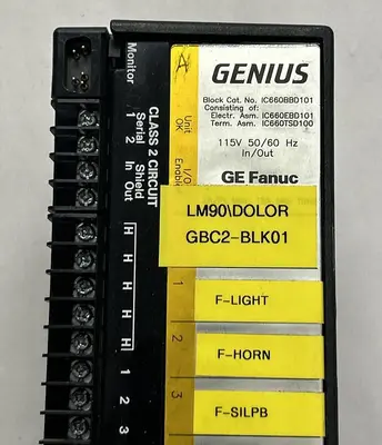 USED GE FANUC IC660BBD101