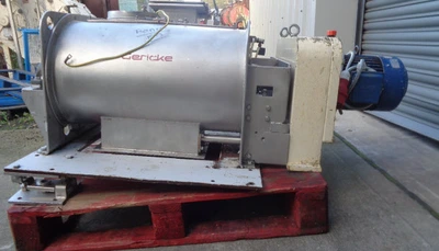100L S/S Gericke Twin Paddle Mixer Type GMS-150