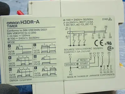 Used OMRON H3DRA Counters/Timers Ohio US | HGR 24 #750619