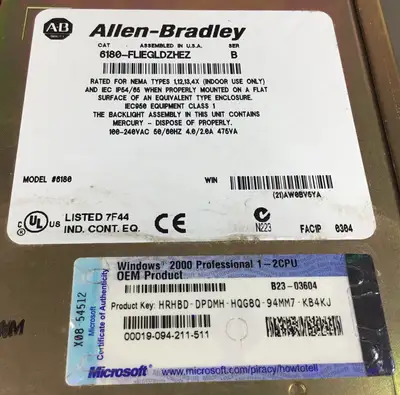 USED Allen-Bradley 6180-FLIEGLDZHEZ