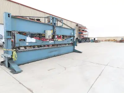 15 Ton 20' Hydraulic Press Brake Punch C-Frame 11-Hole Steel Hole Punch